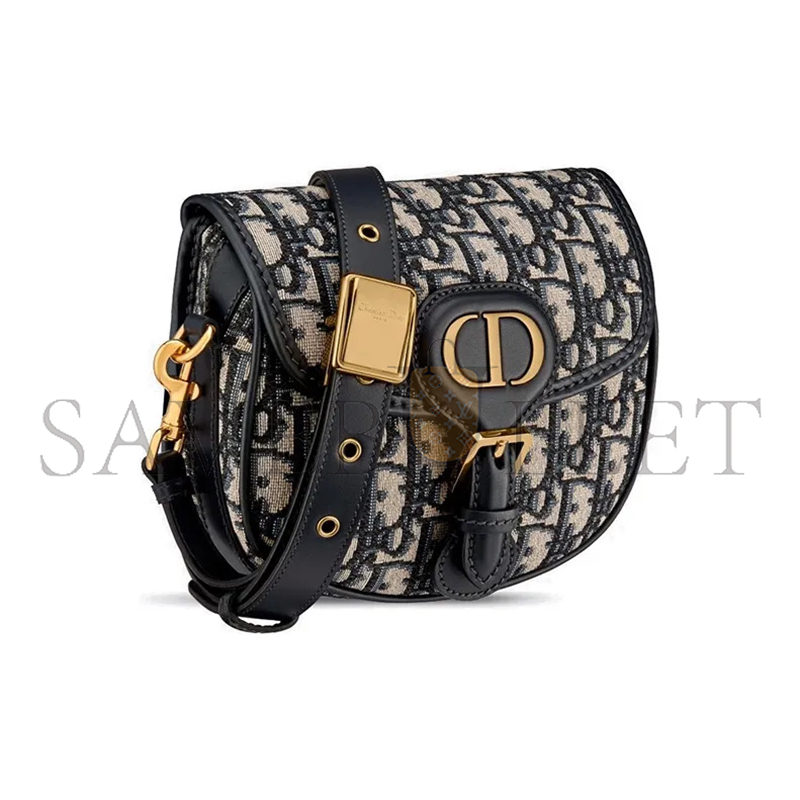 DIOR OBLIQUE BOBBY FLAP BLUE M9317UTZQ-M928 (18*15*5.7cm)